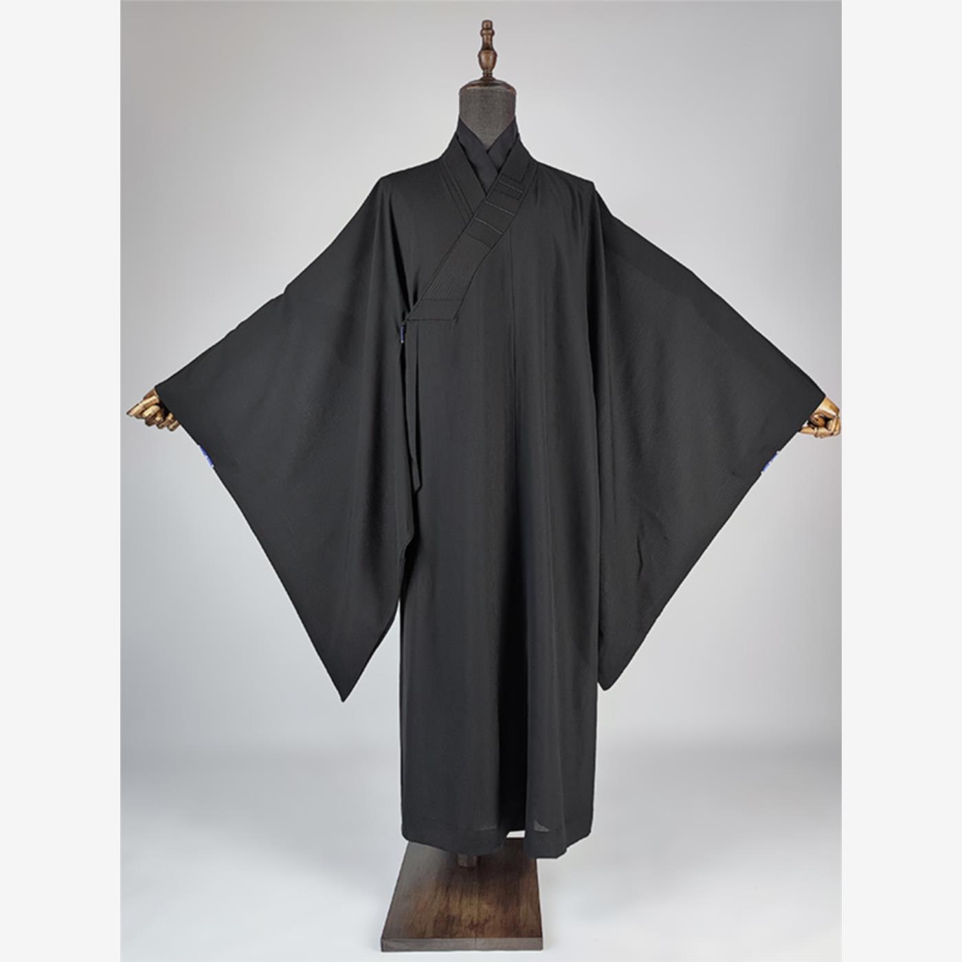 僧服大褂禅修服出家人僧衣常规海清长褂海青麻纱居士服四季男女款