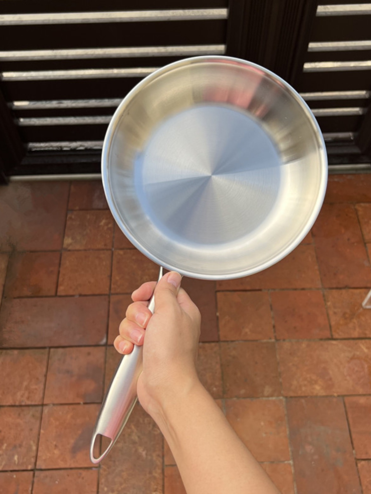 【德货重工】304不锈钢平底小煎锅无涂层不粘辅食早餐煎蛋煎牛排