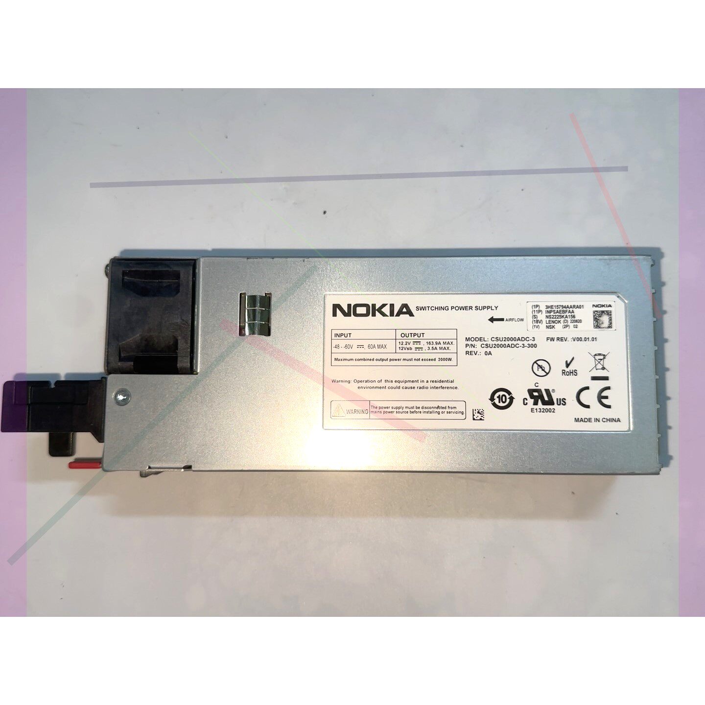 询价NOKIA基站电源2000W 3HE15794AARA01议价