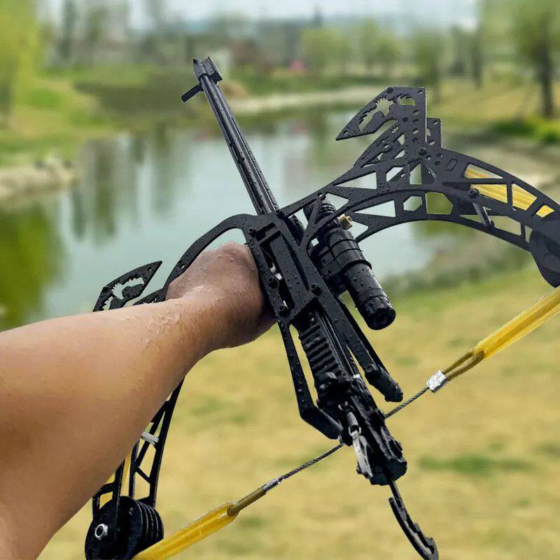 全金属复合弓高精准射箭钢珠竞技户外激光大威力弹弓威龙厂家直销