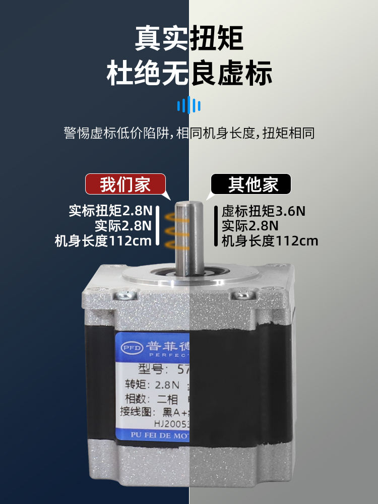57/86/110/130步进电机套装DM860H驱动器大扭矩减速机控制器马达
