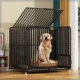 德国进口狗笼子大型中型犬室内带厕所分离加粗狗笼金毛拉布拉多家