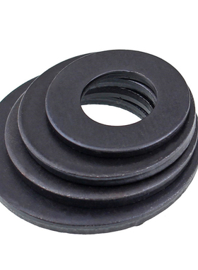 8级黑色平垫片发黑垫圈M2M3M4M5M6M8M10M12M14M16M18M20M24M27M30