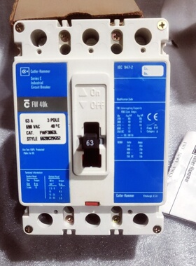 议价Cutler-Hammer FWF3063L 3P 63AMP