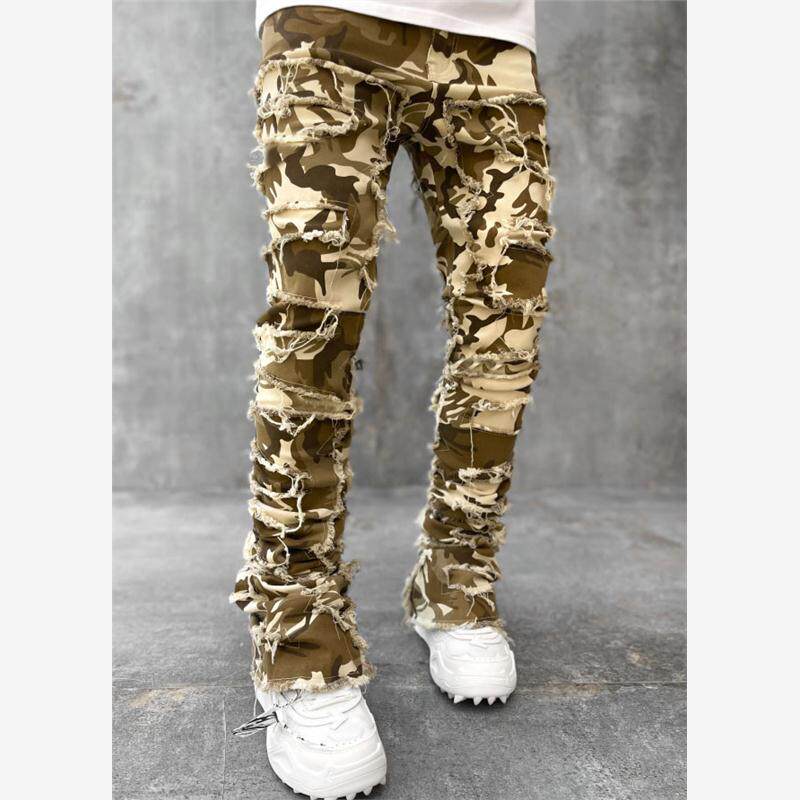 men's stretch straight jeans - Taobao product photo 3