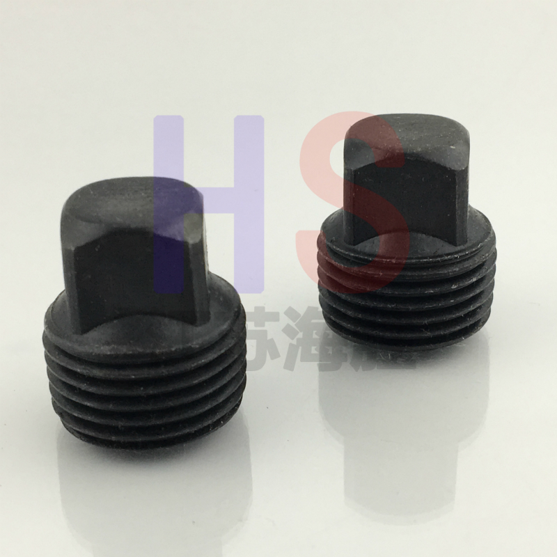 碳钢外四方堵头液压丝分