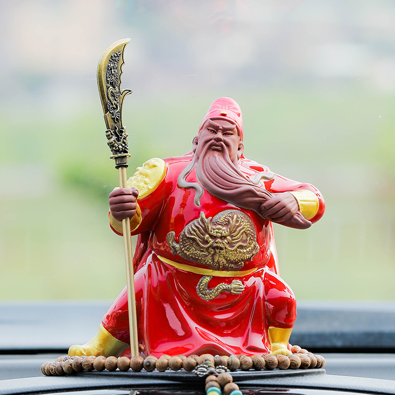创意手工紫砂武圣关公精