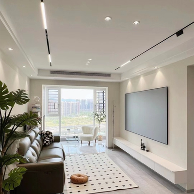 米家智能磁吸轨道明装暗装嵌入式无主灯客厅照明家用吸灯灯槽射灯