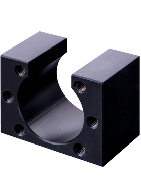 滚珠丝杆螺母座 转换块 黑色开口式安装座HD12/16/20/25/32固定坐