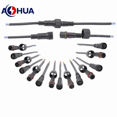 澳华AHUAM19PVC01室外光纤电缆防水插高品质大功率防水接头盐灯线