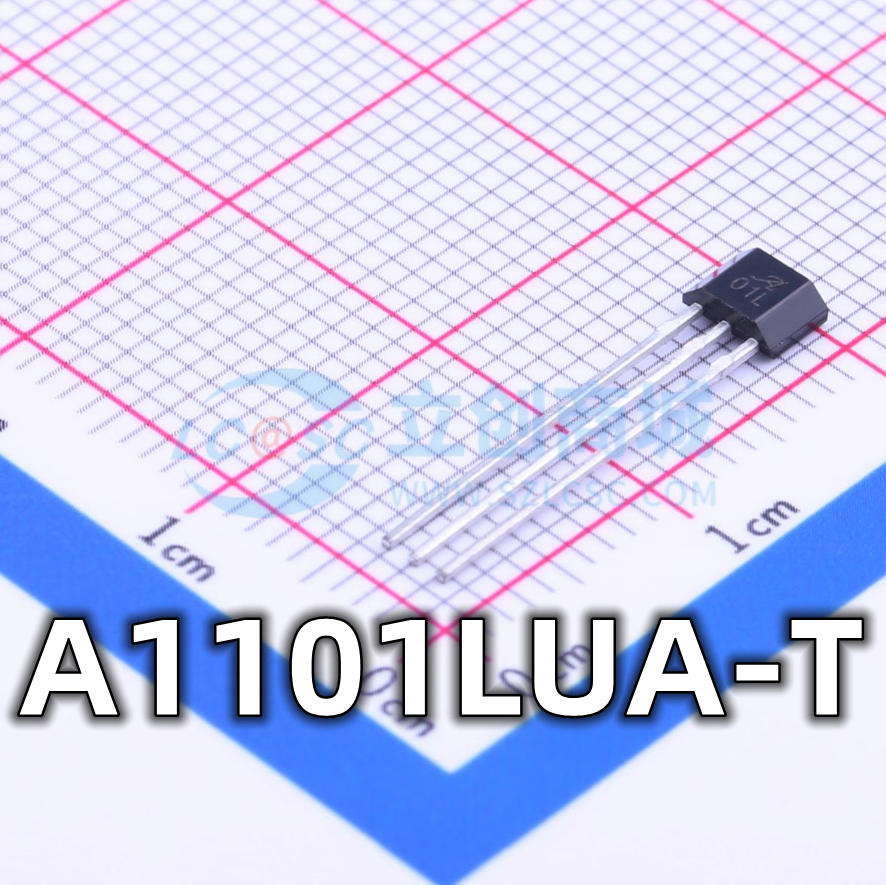 全新原装 A1101LUA-T 丝印01L 封装TO-92 磁性霍尔开关传感器芯片