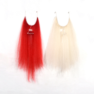 吊口 京剧豫剧戏曲化妆道具戏剧胡子髯口吊胡李逵黑扎红扎开口胡