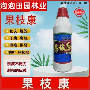 果枝康专治果树腐烂病轮纹病干腐病流胶病根腐病各种果树枝干症状
