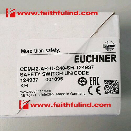 议价Euchner 124937 安士能安全开关 CEM-I2-AR-U-C40-SH-124937
