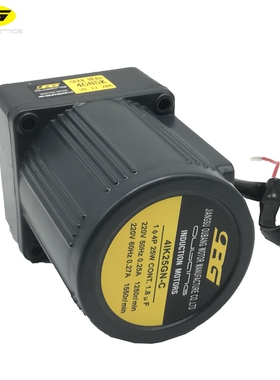 直销台湾欧邦25W30W40W减速电机4IK30GN-C马达带刹车41K25GN-CM/Y