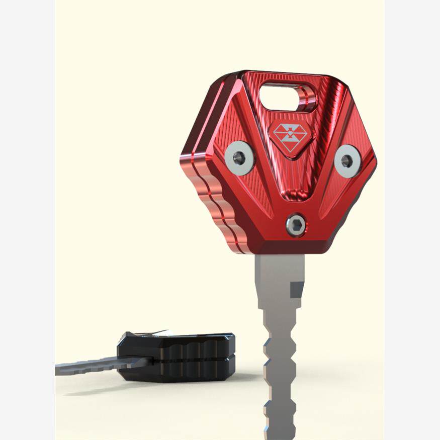 电动摩托车通用截柄钥匙头改装配件灵兽适用春风150NK电门锁匙盖