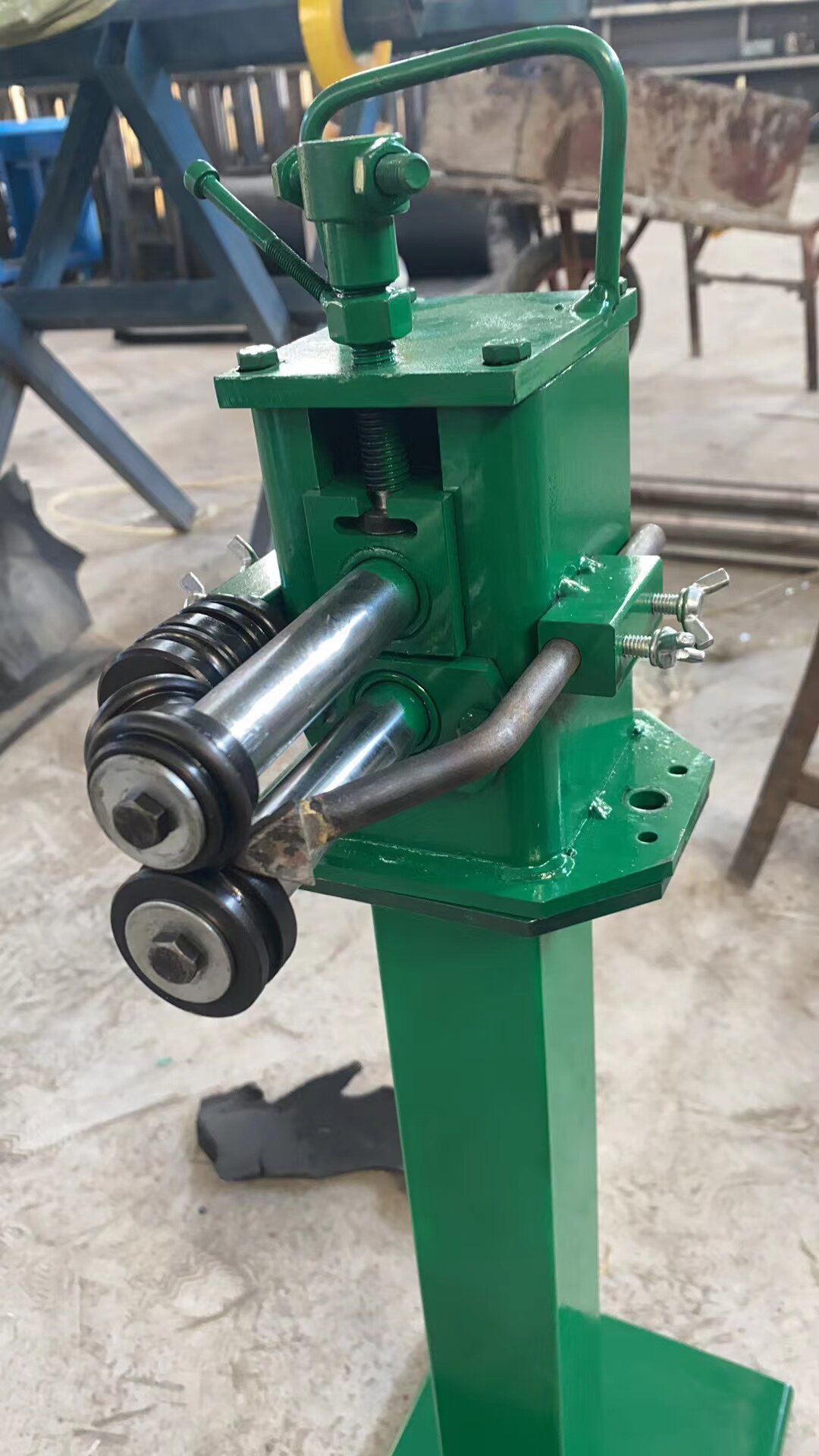 白铁皮手摇压股机压边机铝皮起线机小型轧骨机电动卷圆压边一体机