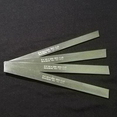 进口M42高钴超硬白钢刀片HRC:68-70度锋钢车刀长200mm刀条2-10mm