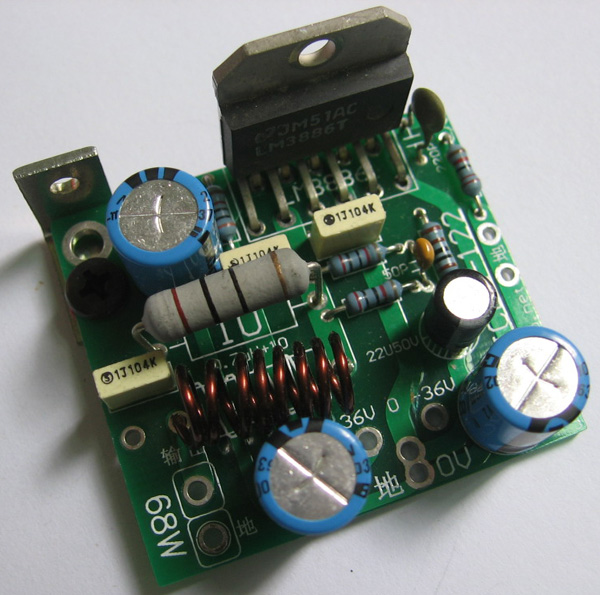 美国LM3886 68W单声道功放成品板JCDQ122