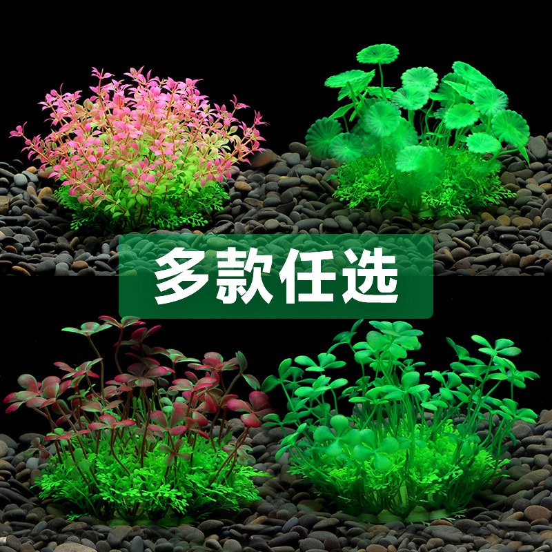 鱼缸造景装饰仿真水草前