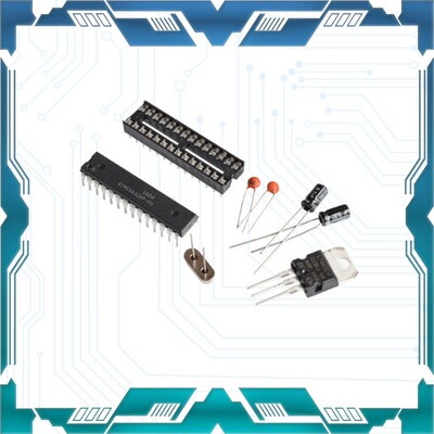 ATMEGA328P-PU　IC座　16M晶振　LM7805 套件
