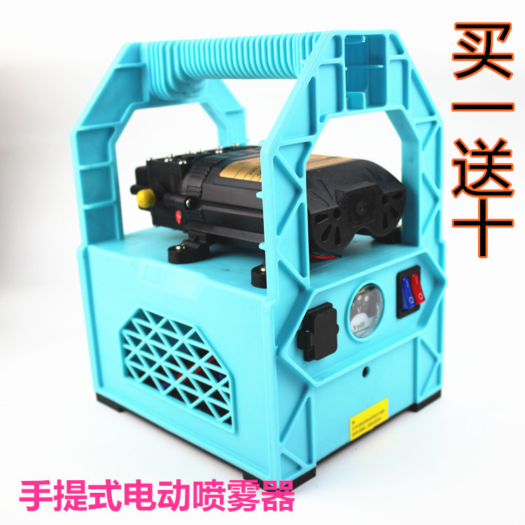 12伏高压手提式电动喷雾器果树打药机喷雾双核水泵电机喷头雾化