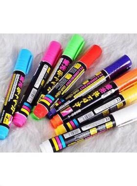 8 x erasable glow-in-the-dark window markers
