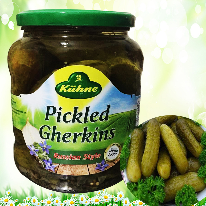 Pickled cucumber gherkins Germany黄瓜德国‏مخلل خيار