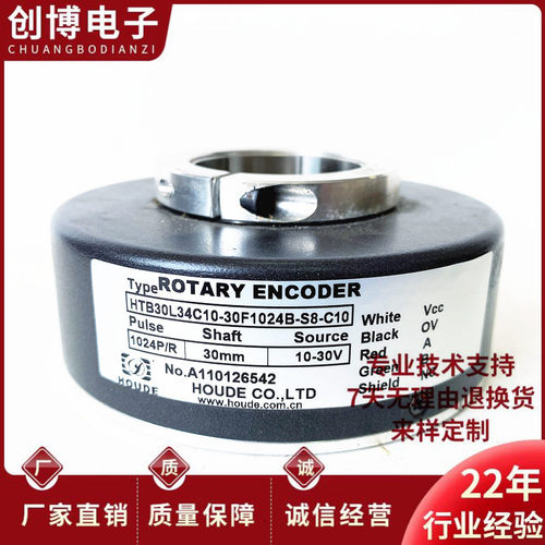 HTB-30L34C10-30F1024B-S8-C10电梯电机光电编码器600B 512B