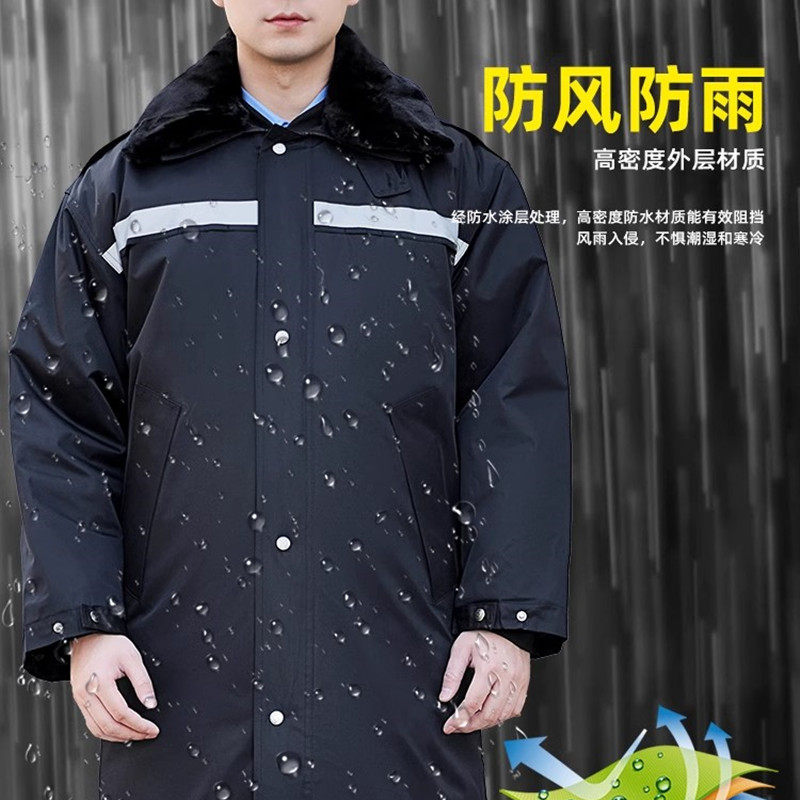 保安工作服冬装加厚棉衣