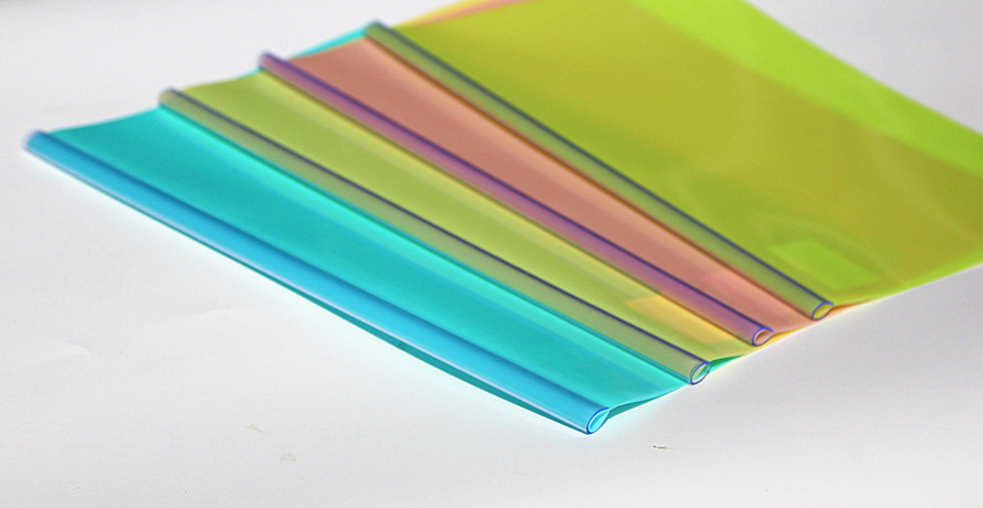 爱好2421活页夹A4拉杆夹文件夹抽杆夹插页透明学生资料办公资料夹