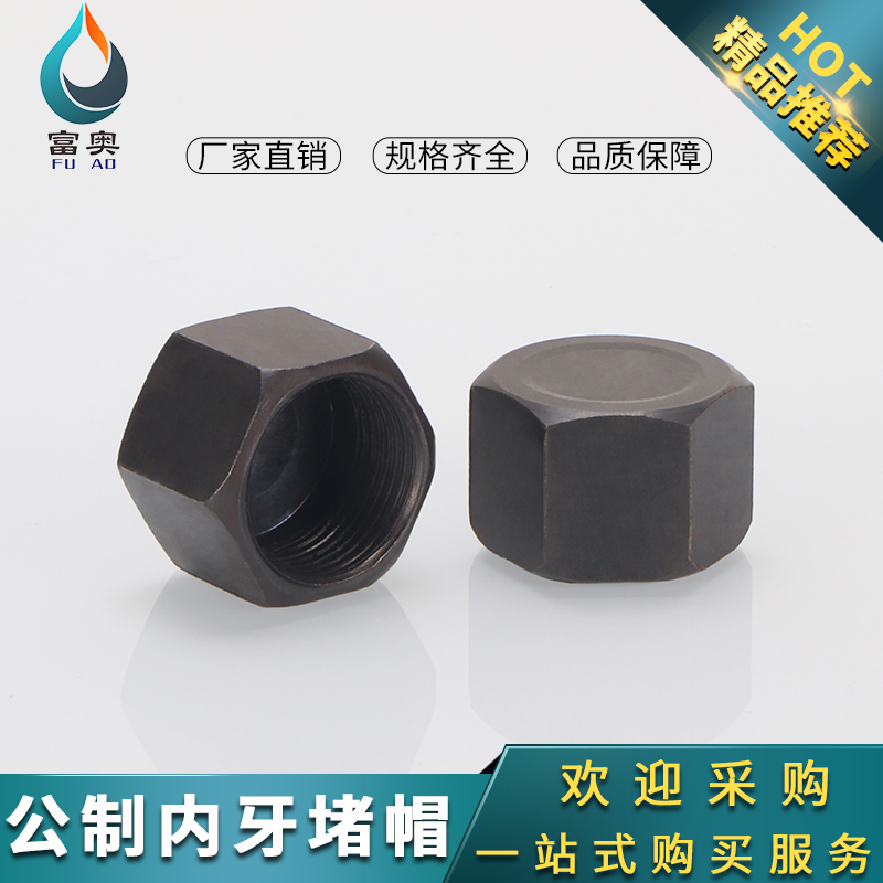 公制液压油管内牙堵帽闷