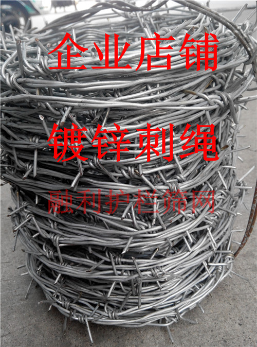 进融刺绳防盗铁丝网带镀