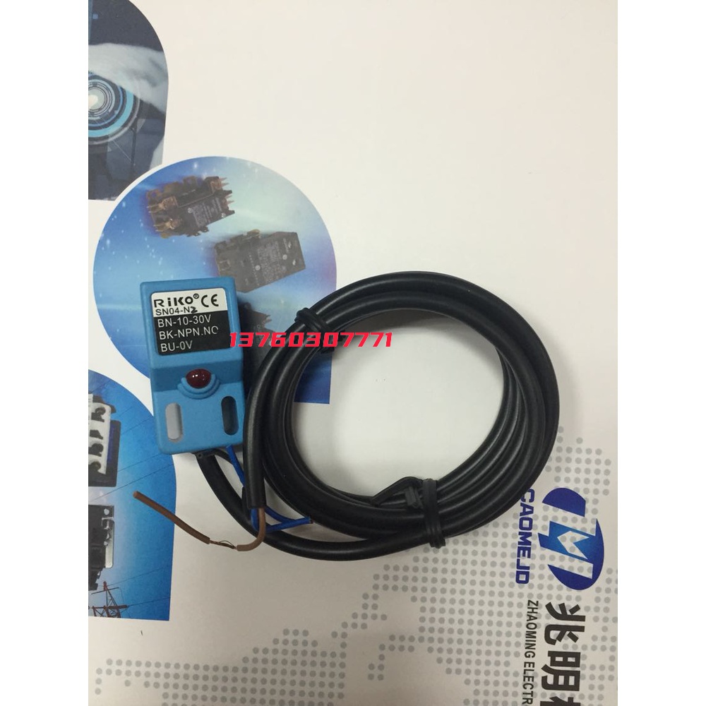 RiKO感应器 SN04-N2接近开关BN-10-30V BK-NPN.NO BU-0V