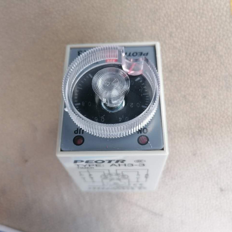 PEOTR普正 时间继电器AH3-3 AH3-2 10S 30S 60S 220V 380V24V