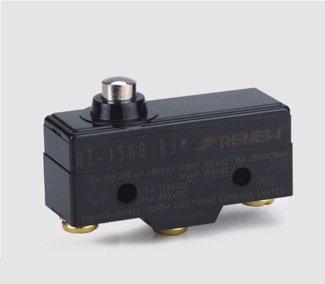 。正品兰鸟RENEW 微动开关 行程开关 限位开关 RZ-15GD-B3