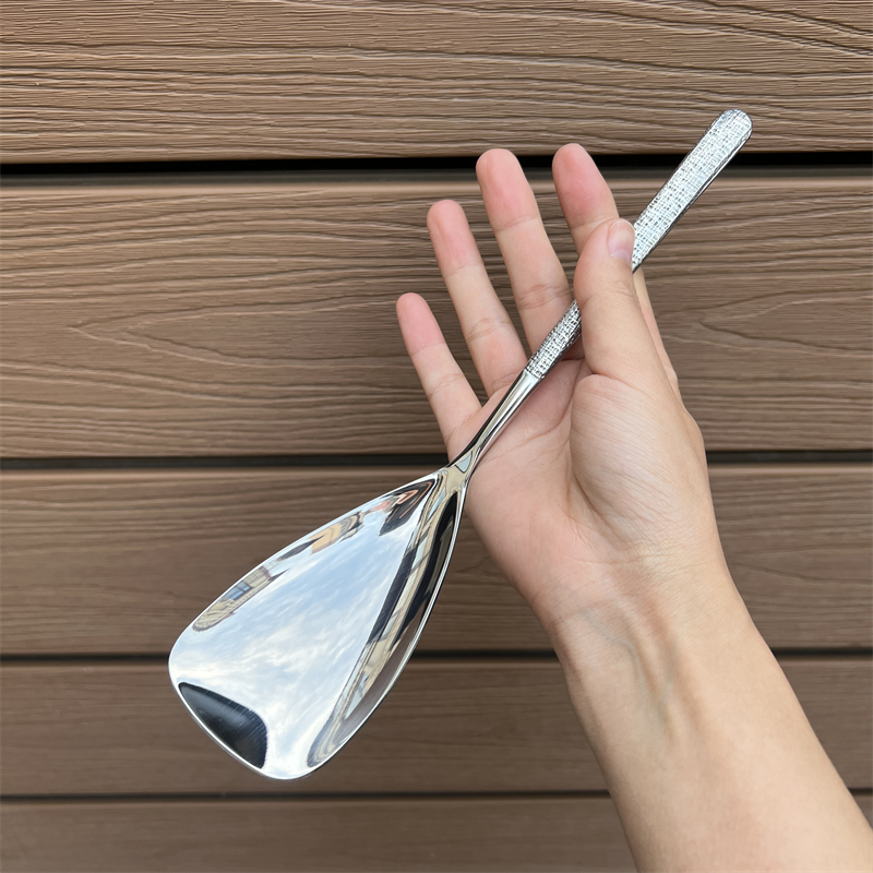 【轻奢锤纹】304不锈钢锅铲料理铲米饭铲分餐勺公用勺搅拌饭勺