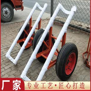 单双杆加固拖车运杆车电力施工水泥杆运输车电杆炮车10米12米厂家