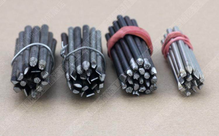 16支/20支套装花砧 刻花暂金-花砧-花作 DIY 手工雕刻 银器刻印