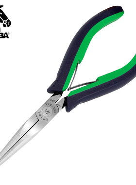 马牌keiba精密特长尖嘴钳多功能长嘴钳子进口尖咀鉗夹持钳HEC-D05