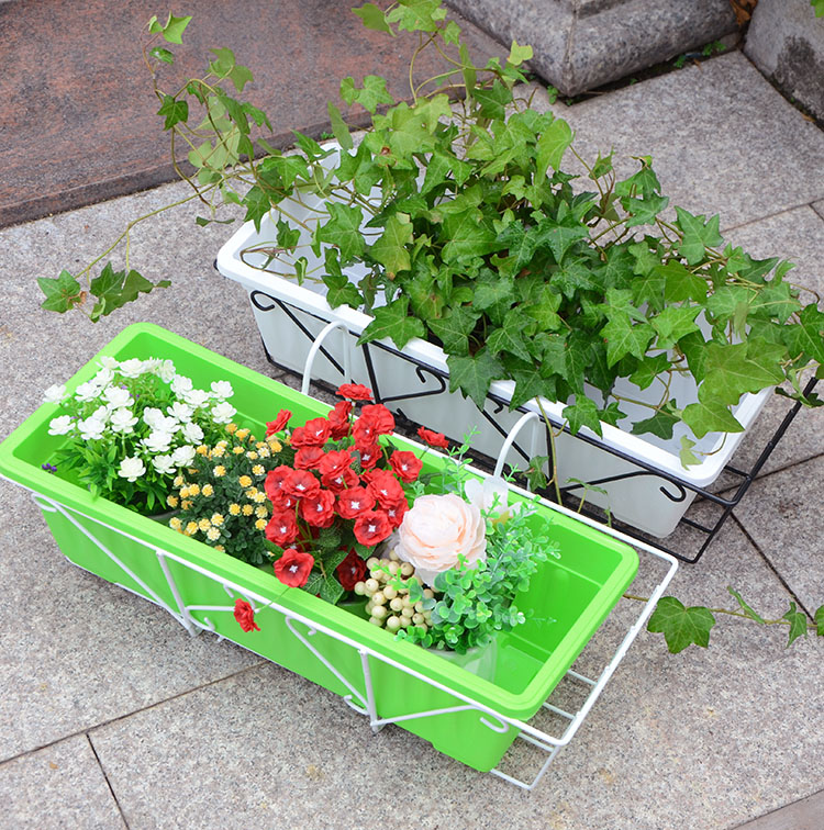 简约阳台花架铁艺悬挂式