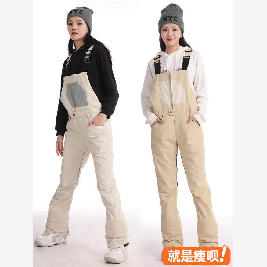 【断码清仓】滑雪背带裤子女款单板连体滑雪服男冬季保暖防水套装
