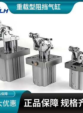 重载型止动阻挡气缸RSH20/RSH32-15/20 DL/DM/BL/BM/TL/TM-D