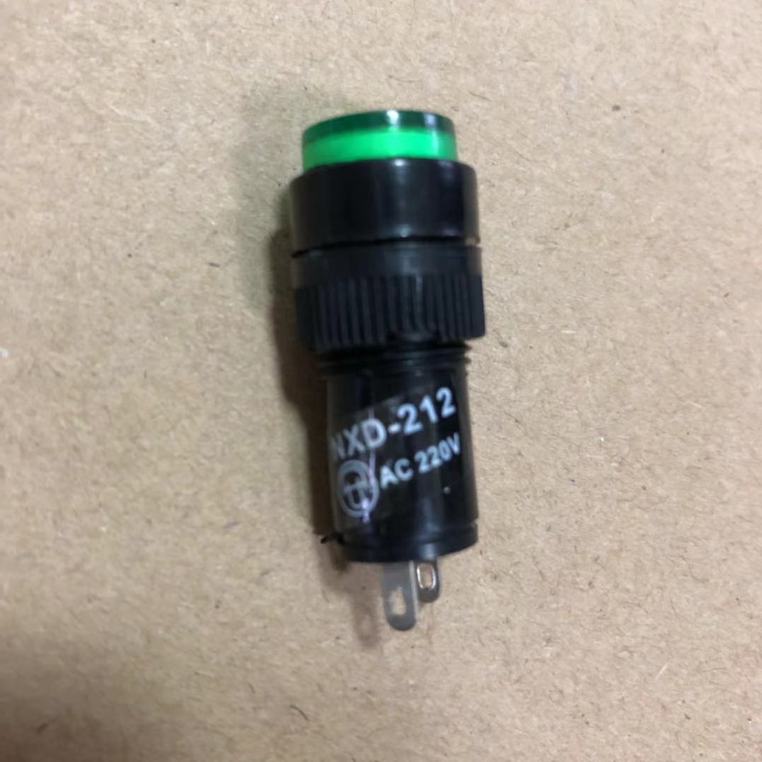 8mm红NXD-215信号灯220黄NXD-211指示灯10mm绿NXD-212圆形24V12mm