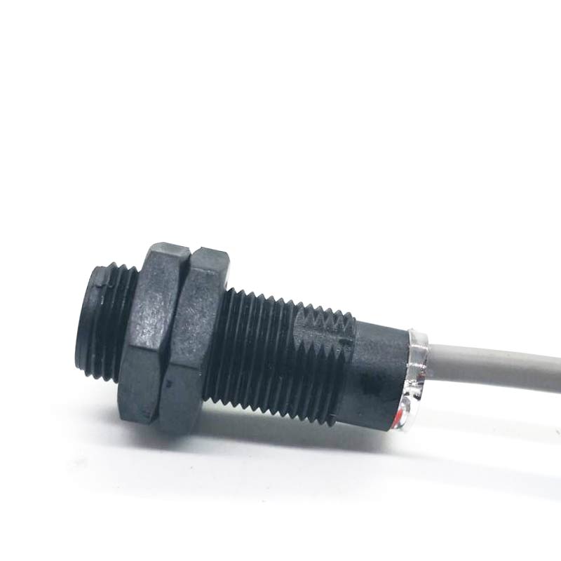 霍尔接近开关H12N1-N三线NPN常开 带磁铁传感器 塑料外壳 24V 12V