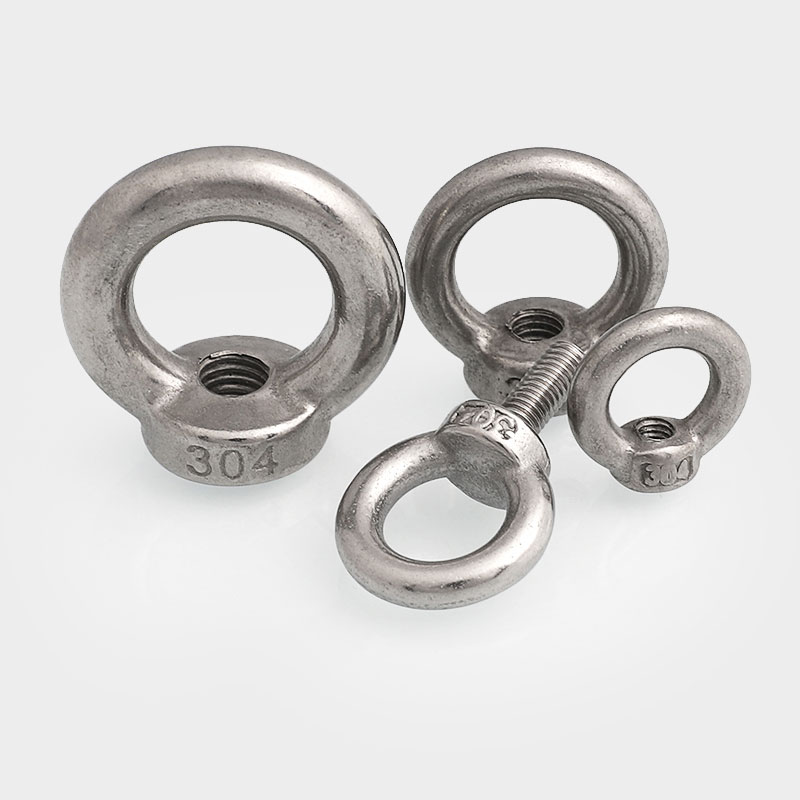 M3M4M5M6M8M10M12M14M16 国标304不锈钢加长吊环螺栓吊环螺丝螺母