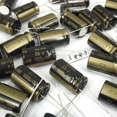 ELNA RA3 1000UF35V OFC黑皮金字音频电容&phi;12.5&times;20mm