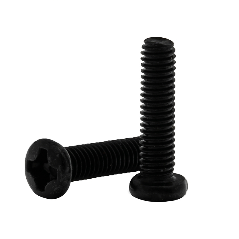 黑色圆头十字螺丝盘钉机