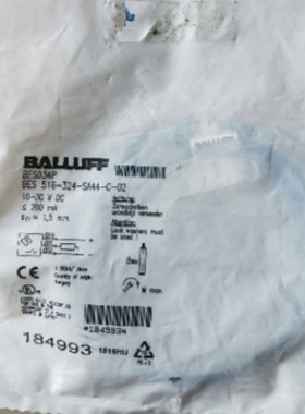 议价BALLUFF巴鲁夫传器BES034P BES 516-324-SA44-C-02接近开关