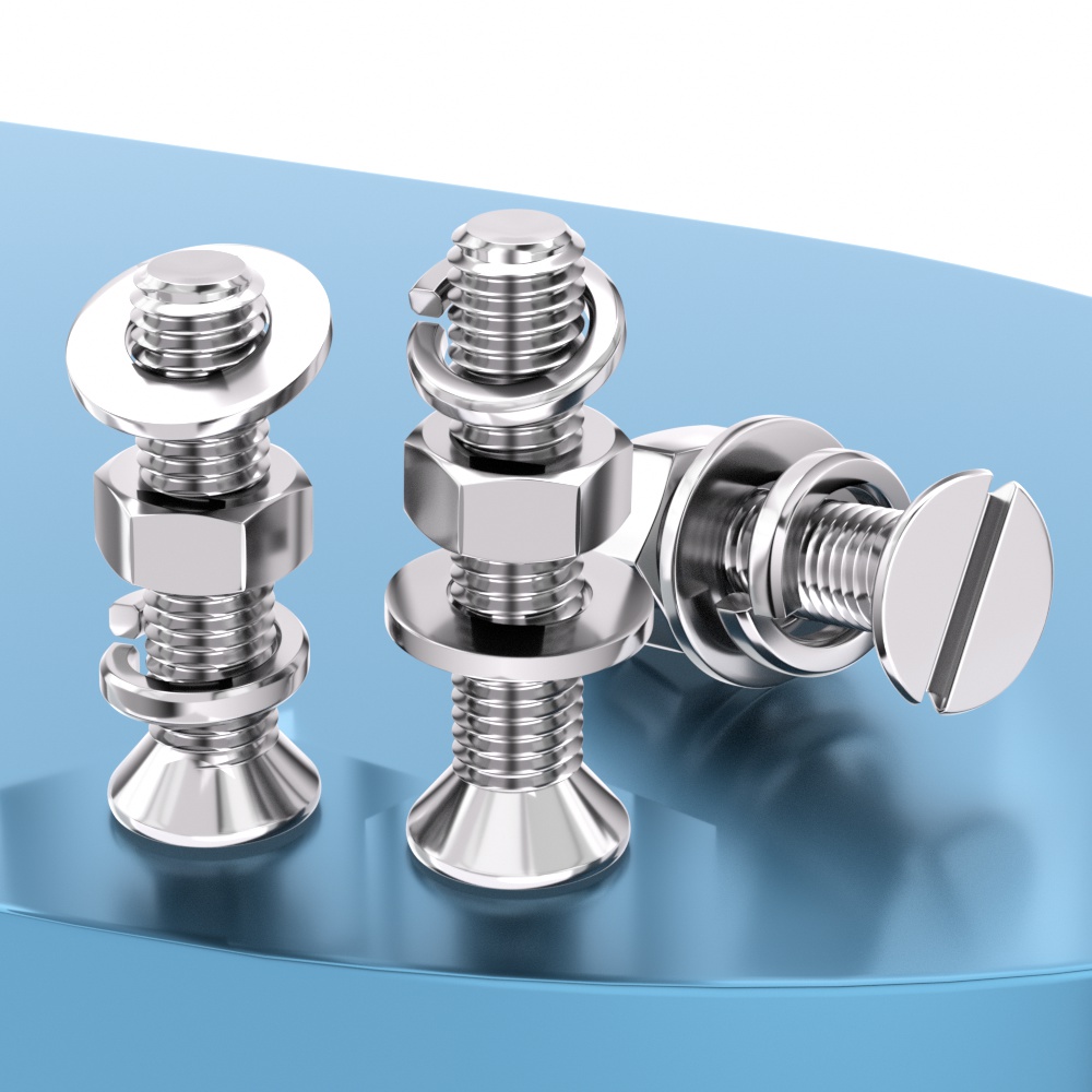 不锈钢一字沉头螺丝母套